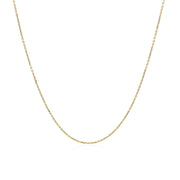 10k Yellow Gold Cable Link Chain 0.5mm