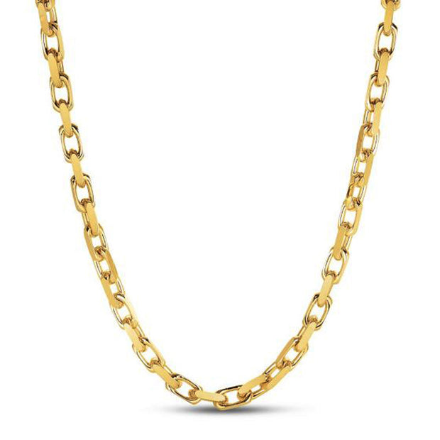 14k Yellow Gold French Cable Link Chain 6.1 mm