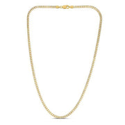 Ice Barrel Chain in 14k Yellow Gold (3.2 mm)