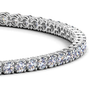 Lab Grown Round Diamond Tennis Bracelet in 14k White Gold (7 cctw F/G  VS2/SI1)