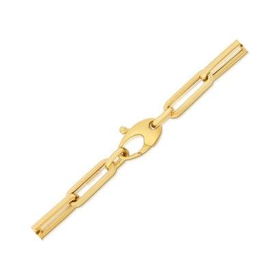 10K Yellow Gold Lite Paperclip Bracelet (4.2mm)