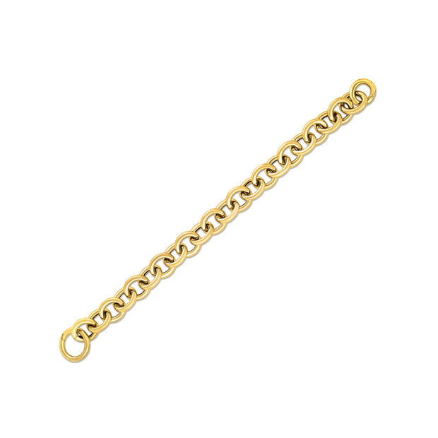 14k Yellow Gold Round Link Bracelet