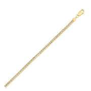 Ice Barrel Chain in 14k Yellow Gold (3.1 mm)