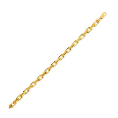 14k Yellow Gold French Cable Link Chain 6.1 mm