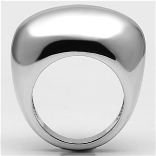 3W281 - Rhodium Brass Ring with No Stone