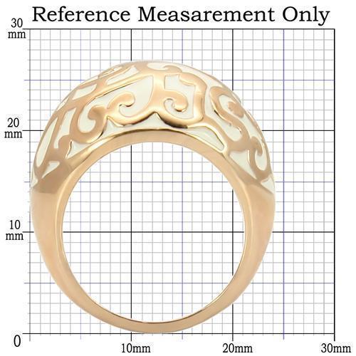 0W210 - Rose Gold Brass Ring with No Stone