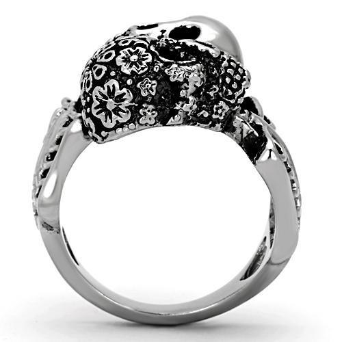 TK1039 - High polished (no plating) Stainless Steel Ring with No Stone