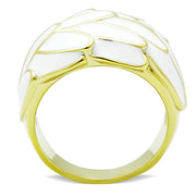 TK1387 - IP Gold(Ion Plating) Stainless Steel Ring with No Stone