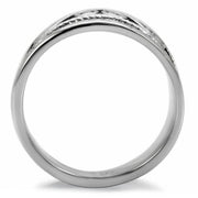 TK052 - High polished (no plating) Stainless Steel Ring with No Stone