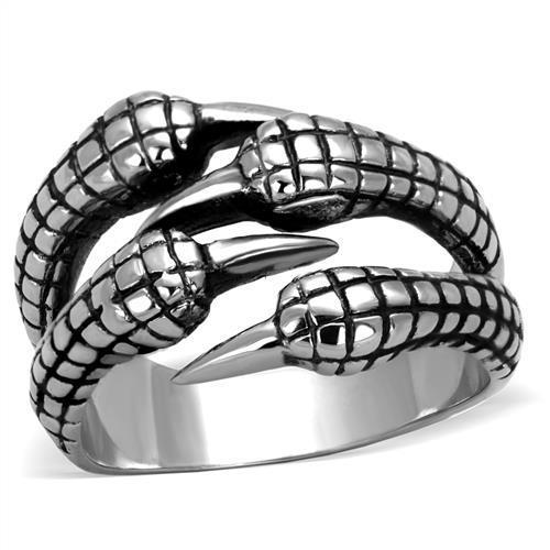 TK1881 - High polished (no plating) Stainless Steel Ring with No Stone