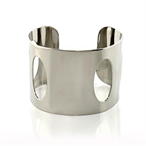 LO484  Stainless Steel Bangle with No Stone in No Stone