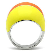 TK257 - High polished (no plating) Stainless Steel Ring with No Stone