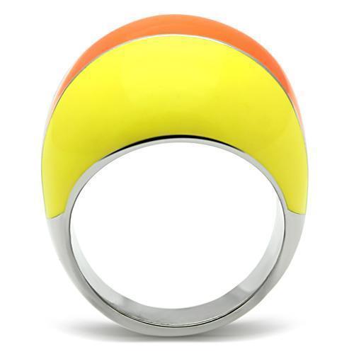 TK257 - High polished (no plating) Stainless Steel Ring with No Stone