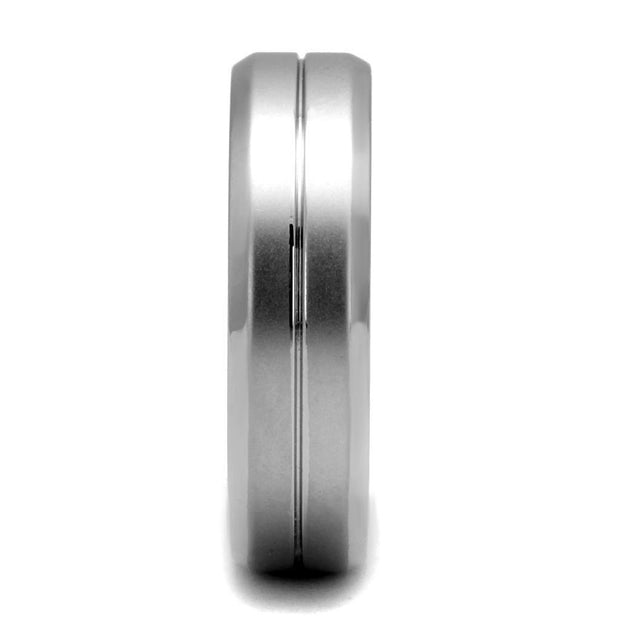TK2917 - High polished (no plating) Stainless Steel Ring with No Stone