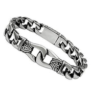 TK435 - High polished (no plating) Stainless Steel Bracelet with No Stone