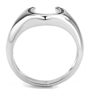 TK3619 - High polished (no plating) Stainless Steel Ring with No Stone