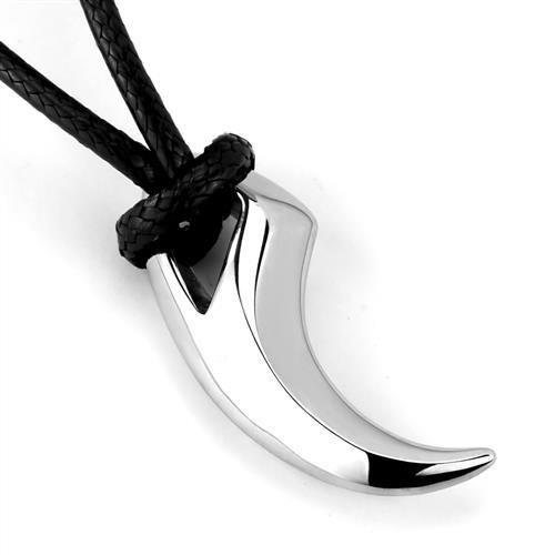 TK2004 - High polished (no plating) Stainless Steel Necklace with No Stone