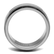 TK2942 - High polished (no plating) Stainless Steel Ring with No Stone