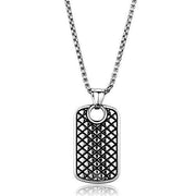 TK1983 - High polished (no plating) Stainless Steel Necklace with No Stone