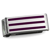 TK2086 - High polished (no plating) Stainless Steel Money clip with No Stone