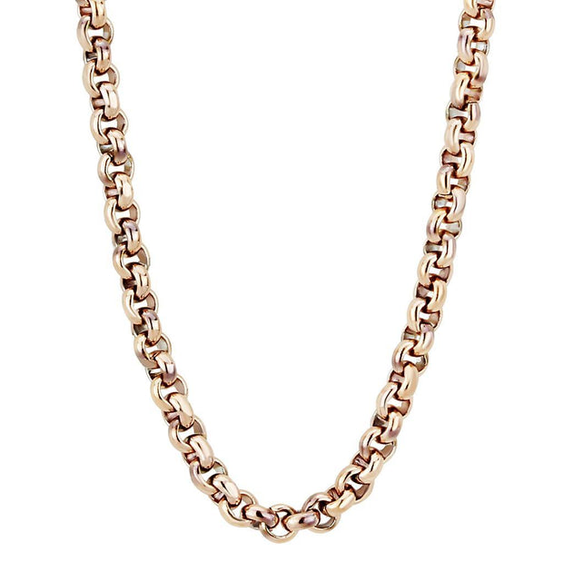 TK2425R - IP Rose Gold(Ion Plating) Stainless Steel Chain with No Stone
