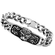 TK436 - High polished (no plating) Stainless Steel Bracelet with No Stone